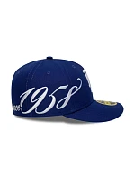 New Era 59FIFTY MLB Los Angeles Dodgers Est Script Low Profile Baseball Cap - 60771830