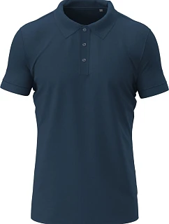 Stedman Stretch Polo – Pánske elastické polo z hrubej bavlny s piké vzorom 05.9640, tmavomodré