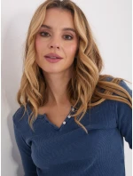 Blúzka WT BZ A1338.04 tmavomodrá