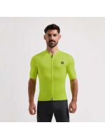 Rogelli pánsky dres DISTANCE limetkovo zelený M