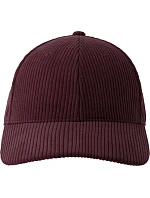 Atlantis Headwear Cordy-S 6-panelová manšestrová čiapka 33.0226 bordová Atlantis Headwear Cordy-S 6-panelová manšestrová čiapka 33.0226 bordová