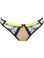 Farebné tangá V-10148 béžová/čierna/zelená - Axami Farebné tangá V-10148 béžová/čierna/zelená - Axami