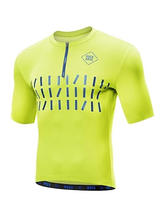 Pánske cyklistické tričko Rockbros, farba fluor, veľkosť L Pánske cyklistické tričko Rockbros, farba fluor, veľkosť L