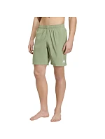 Pánske plavky adidas Ess 8IN olivové KG1661