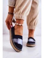 Damskie Espadryle Wsuwane Big Star JJ274963 Czarne