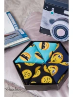 Skarpetki Rainbow Socks Emotikony Śmieszek Smuteczek Ważniak 3 Pary