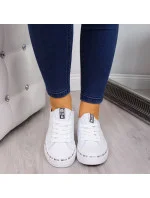 Big Star W FF274024 biele ažurové nízke tenisky