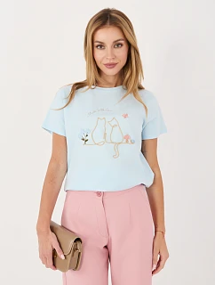 Tričko IR TS R2766.60 svetlo modré