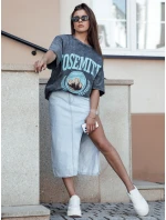 Modrá džínsová sukňa PROMA FashionStreet CY0466