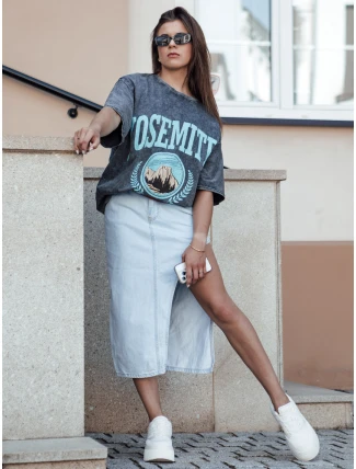 Modrá džínsová sukňa PROMA FashionStreet CY0466