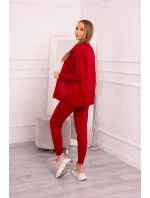 Súprava svetrov 3-dielna červená