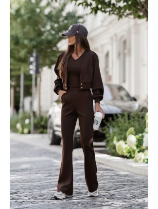 Dámsky 3-dielny set Lissa Dark Brown - LaBalancia