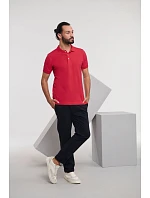 Russell Athletic 566M Pánske elastické polo tričko z piké 10.566M bright royal