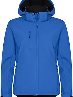 Clique Classics Softshell Hoody W Dámska 3-vrstvová softshellová bunda s kapucňou 67.0917 kráľovská modrá