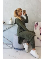 Sada mikín s dlhšou stranou khaki farby