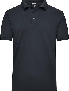 Daiber JN 801 Pánske pracovné polo tričko z hrubej bavlny 02.0801 carbon