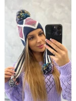 Dámska klapka na uši Eunika K322 navy blue