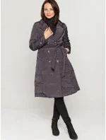 Dámsky kabát BLH201033FX sivý - PERSO