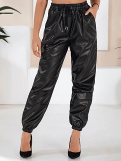 Dámske kožené nohavice MAGIR black FashionStreet UY1683