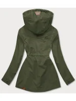 Dámska obojstranná bunda v khaki farbe parka / prešívaná (CAN-621) Dámska obojstranná bunda v khaki farbe parka / prešívaná (CAN-621)