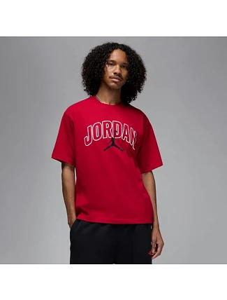 Pánske tričko Air Jordan Brooklyn Arch Logo Gym Red - IB7347-687