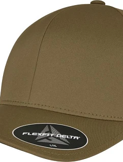 Flexfit 180 6-panelová čiapka s kšiltom „Delta“ 55.0180 olivová