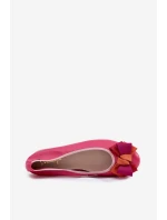 Kožené baletné topánky Maciejka P6801-15 Fuchsia