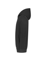 Mikina s kapucňou Prateľná na 60 °C unisex mikina tmavosivá