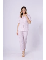 Leveza 1712 Dominika w/r M-2XL pyžamo bez zipsu