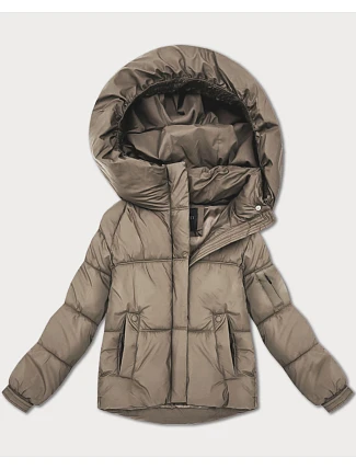 Dámska prechodná bunda oversize S'West beige (B2003-12) Dámska prechodná bunda oversize S'West beige (B2003-12)