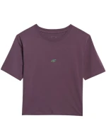 Dámske tričko 4F F2971 tmavo fialové 4FWAW25TTSHF2971 50S
