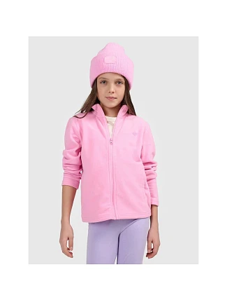 Dievčenský bežný fleece s kapucňou 4F 4FJRSS26TFLEF507-56S Dievčenský bežný fleece s kapucňou 4F 4FJRSS26TFLEF507-56S