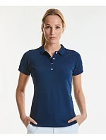Russell Athletic 566F Dámske elastické polo tričko z piké 10.566F sky Russell Athletic 566F Dámske elastické polo tričko z piké 10.566F sky