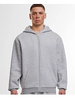 Build your Brand BY 443 Mikina s kapucňou z hrubej bavlny „Loose Fit“ 56.0443 melírovaná sivá Build your Brand BY 443 Mikina s kapucňou z hrubej bavlny „Loose Fit“ 56.0443 melírovaná sivá