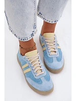 Zazoo N1068 Dámske semišové nízke tenisky Blue