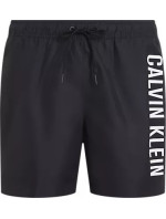 Pánske plavky MEDIUM DRAWSTRING KM0KM01004 BEH black - Calvin Klein