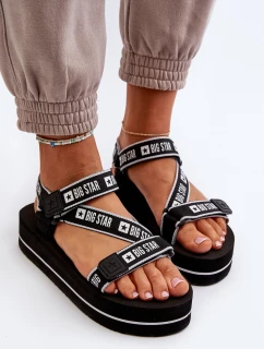 Dámske sandále na platforme Big Star NN274A525 Black