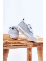 Dětské látkové tenisky se suchým zipem BIG STAR KK374078 Modrá Dětské látkové tenisky se suchým zipem BIG STAR KK374078 Modrá