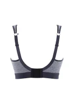 Športová podprsenka 7341B Non Wired Bra charcoal marl grey - Panache