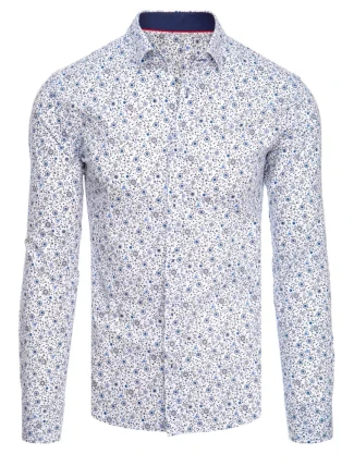 Pánska biela košeľa FashionStreet DX2338