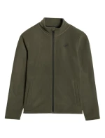 Chlapčenský fleece 4F M413 khaki 4FJWAW25TFLEM413 43S