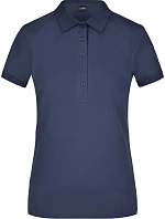 Daiber JN 709 Dámske elastické polo tričko z piké 02.0709, tmavomodré Daiber JN 709 Dámske elastické polo tričko z piké 02.0709, tmavomodré