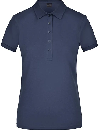 Daiber JN 709 Dámske elastické polo tričko z piké 02.0709, tmavomodré Daiber JN 709 Dámske elastické polo tričko z piké 02.0709, tmavomodré