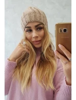 Fleecová čiapka Ida K320 tmavo béžová