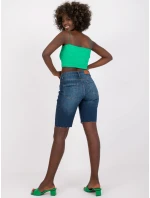 Šortky D85048T62172ZD258 tmavo modré Šortky D85048T62172ZD258 tmavo modré