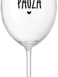 MAMINSKÁ PAUZA - číry pohár na víno 350 ml