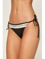 Spodný diel plaviek KW0KW00650-BEH čiernobiela - Calvin Klein Spodný diel plaviek KW0KW00650-BEH čiernobiela - Calvin Klein