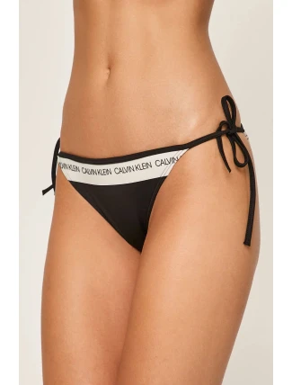 Spodný diel plaviek KW0KW00650-BEH čiernobiela - Calvin Klein Spodný diel plaviek KW0KW00650-BEH čiernobiela - Calvin Klein