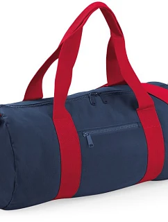 BagBase BG 140 Okrúhla športová taška 52.0140 francúzska námornícka modrá/klasická červená