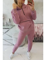 Izolačná sada s ozdobným vreckom tmavo ružová